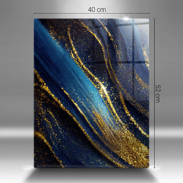 Deska kuchenna szklana Granatowa abstrakcja