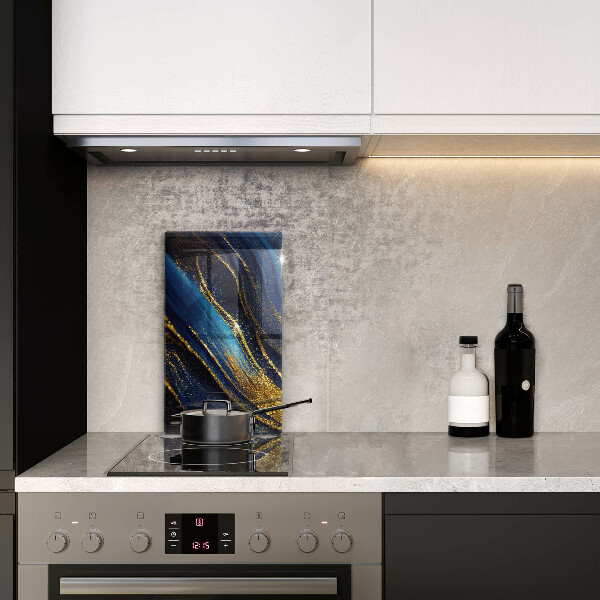 Deska kuchenna szklana Granatowa abstrakcja