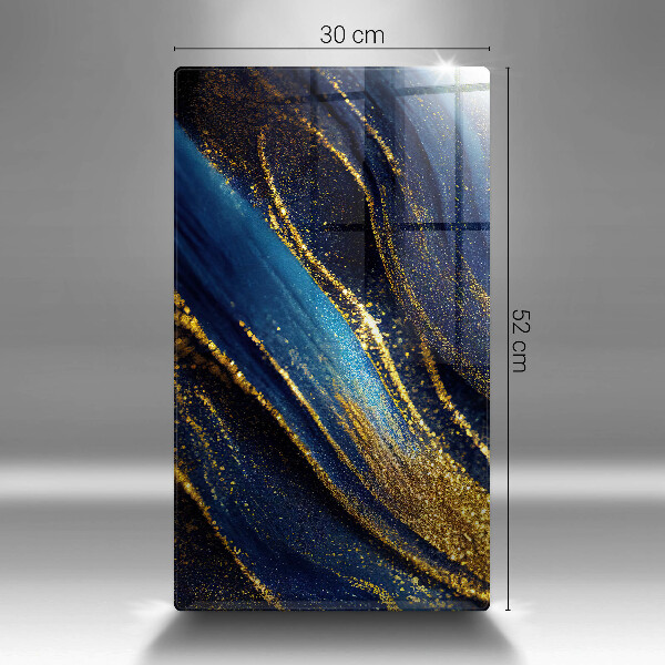 Deska kuchenna szklana Granatowa abstrakcja