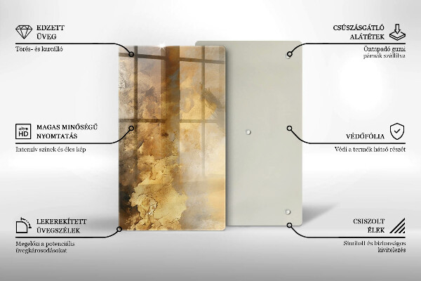 Deska kuchenna szklana Bogata tekstura