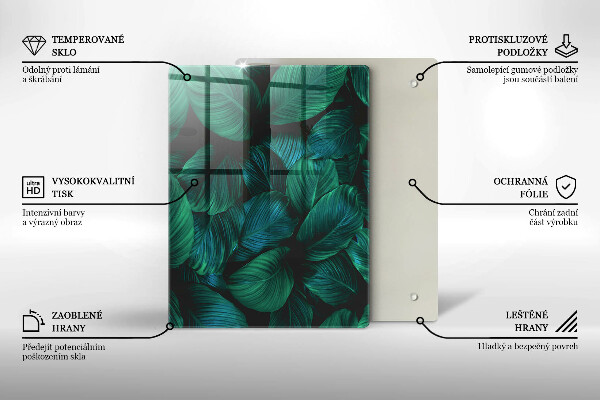 Deska kuchenna szklana Tekstura ze złotem