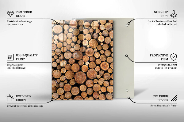 Deska kuchenna szklana Słodkości ciasta