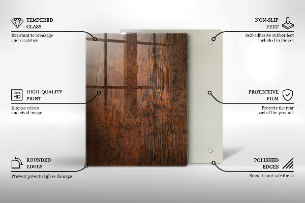 Deska kuchenna szklana Świąteczne ozdoby