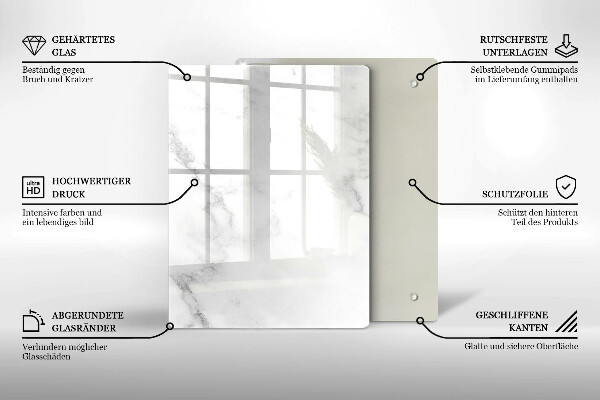 Deska kuchenna szklana Ziarna kawy