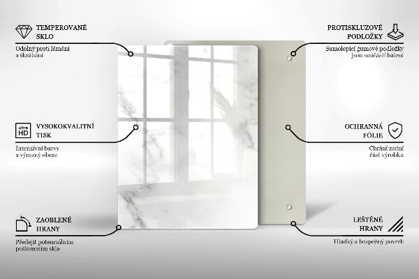 Deska kuchenna szklana Ziarna kawy