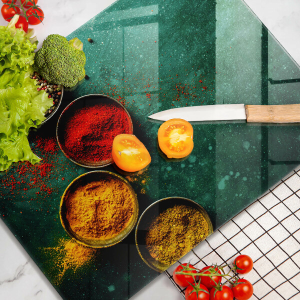 Deska kuchenna szklana Orientalne przyprawy