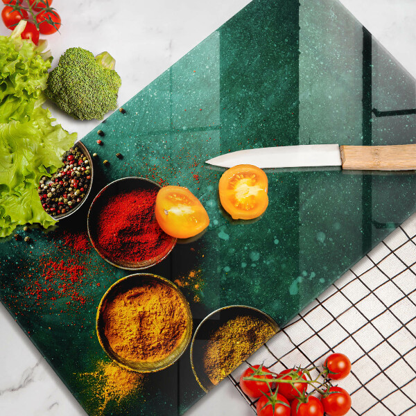 Deska kuchenna szklana Orientalne przyprawy