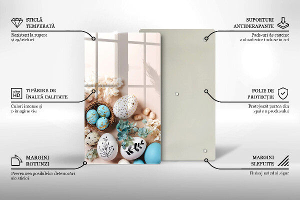 Deska kuchenna szklana Ozdoby wielkanocne