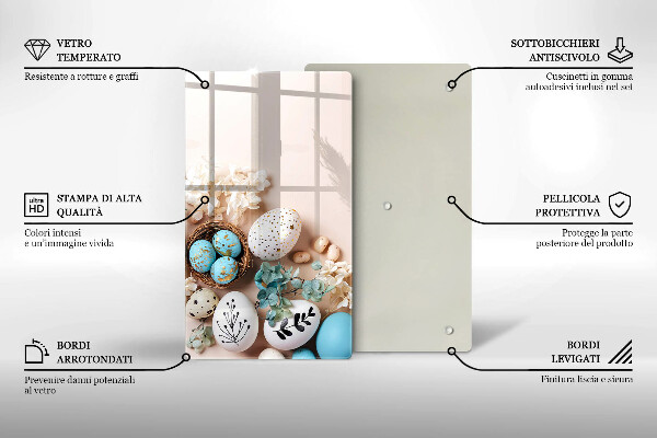 Deska kuchenna szklana Ozdoby wielkanocne
