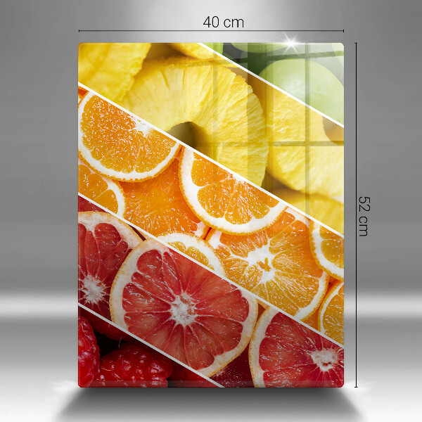 Deska kuchenna szklana Kolorowe owoce