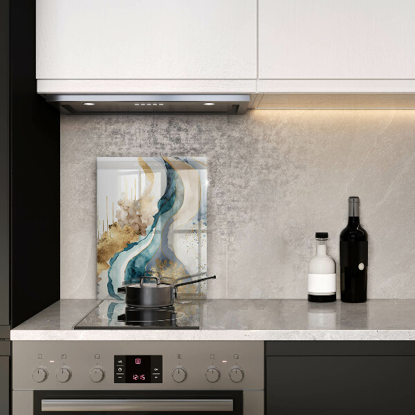 Deska kuchenna szklana Kolorowy marmur