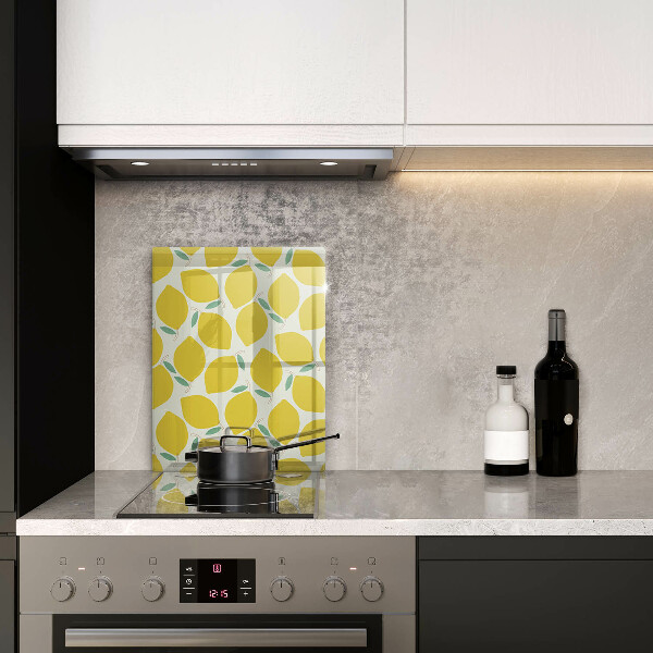 Deska kuchenna szklana Rysunkowe cytryny