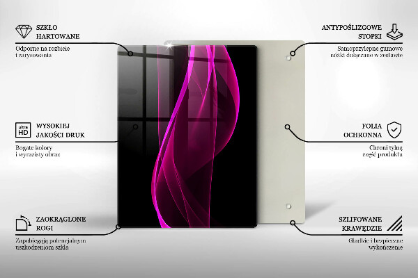 Deska kuchenna szklana Włoskie składniki i przyprawy