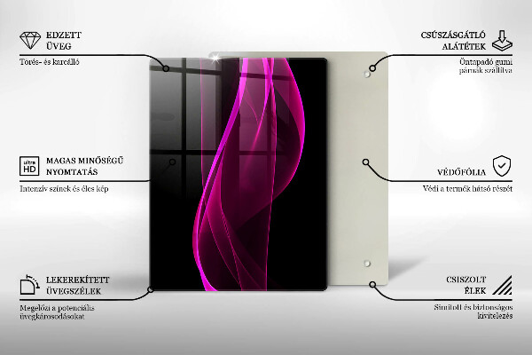 Deska kuchenna szklana Włoskie składniki i przyprawy