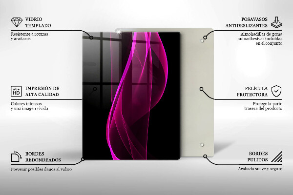 Deska kuchenna szklana Włoskie składniki i przyprawy