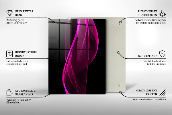 Deska kuchenna szklana Włoskie składniki i przyprawy