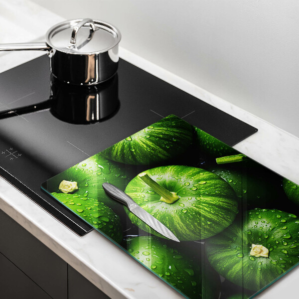 Deska kuchenna szklana Zielone dynie