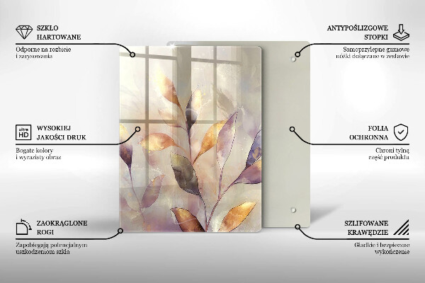 Deska kuchenna szklana Warzywa na stole