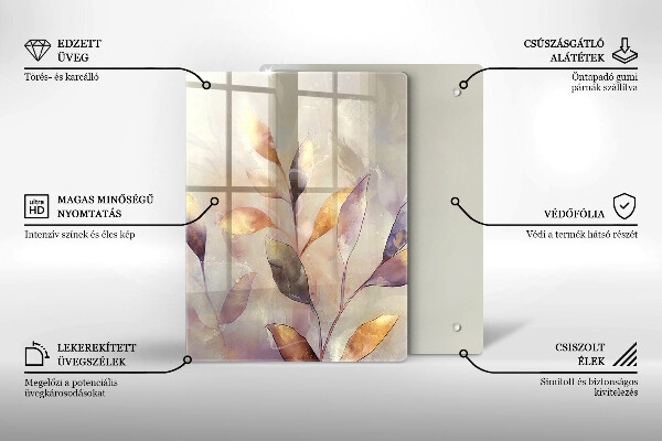 Deska kuchenna szklana Warzywa na stole