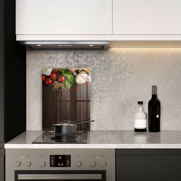 Deska kuchenna szklana Warzywa na stole