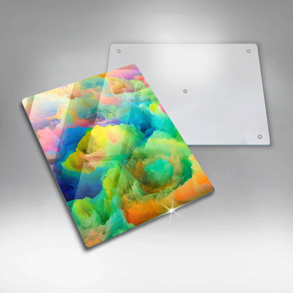 Deska kuchenna szklana Barwna abstrakcja