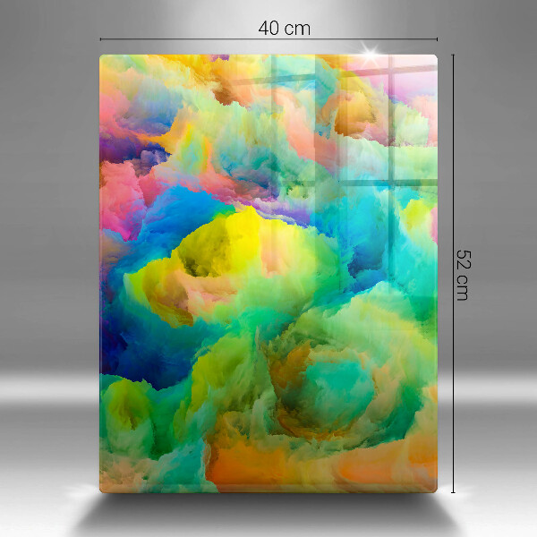 Deska kuchenna szklana Barwna abstrakcja