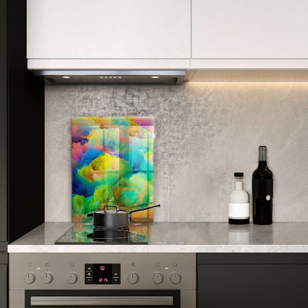 Deska kuchenna szklana Barwna abstrakcja