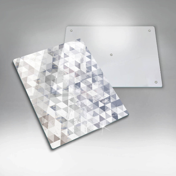 Deska kuchenna szklana Wzór trójkąty