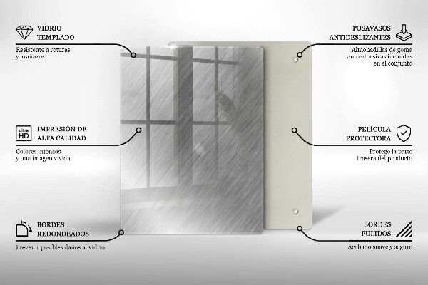 Deska kuchenna szklana Wzór trójkąty