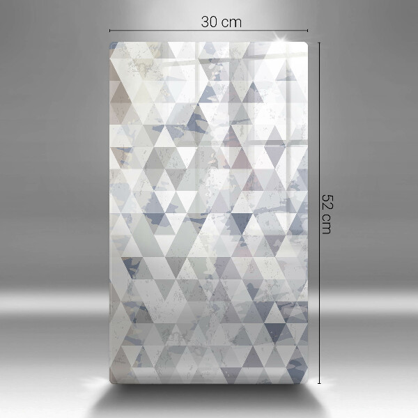 Deska kuchenna szklana Wzór trójkąty