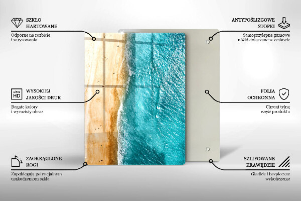 Deska kuchenna szklana Nowoczesna kompozycja