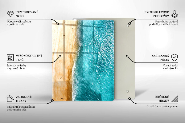 Deska kuchenna szklana Nowoczesna kompozycja