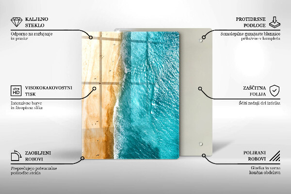 Deska kuchenna szklana Nowoczesna kompozycja