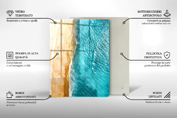 Deska kuchenna szklana Nowoczesna kompozycja