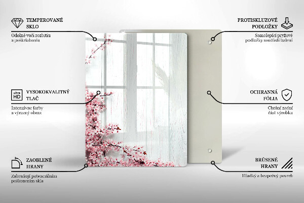 Deska kuchenna szklana Ptasie pióra