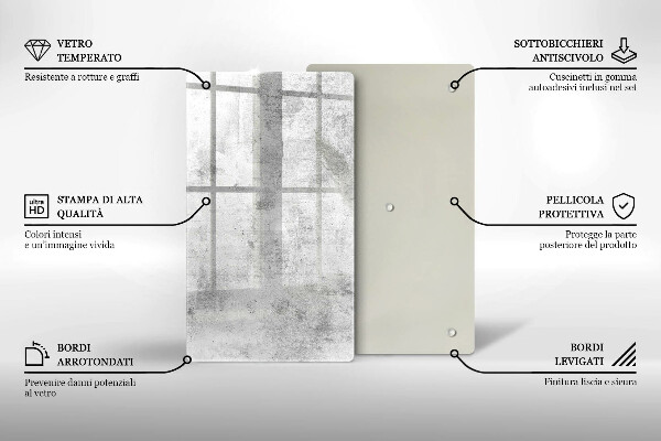 Deska kuchenna szklana Beton tekstura