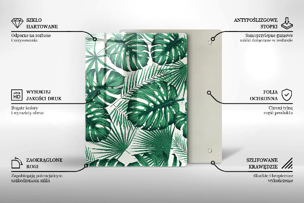 Deska kuchenna szklana Beton tekstura