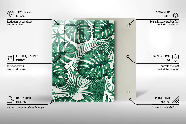 Deska kuchenna szklana Beton tekstura