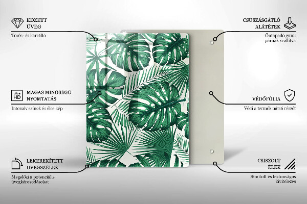 Deska kuchenna szklana Beton tekstura