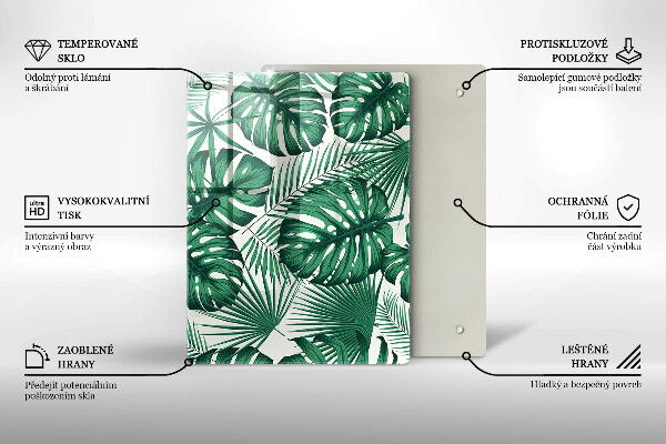 Deska kuchenna szklana Beton tekstura