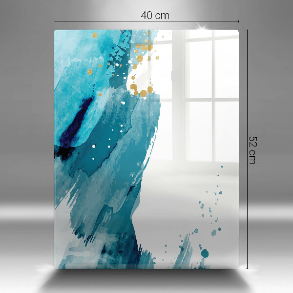 Deska kuchenna szklana Niebieskie plamy