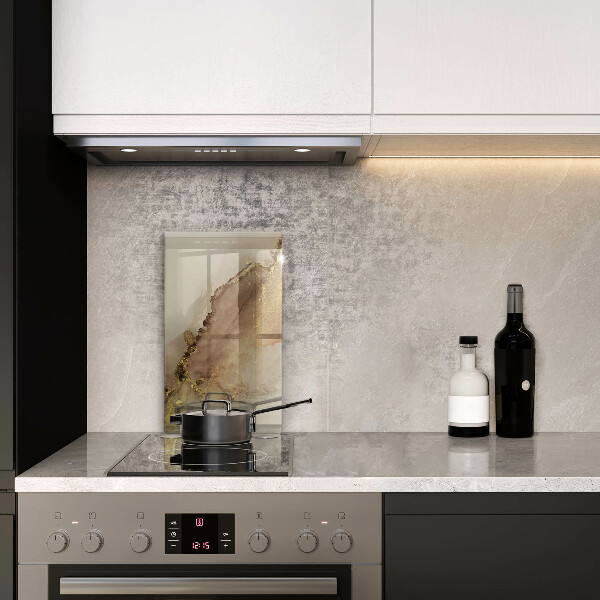 Deska kuchenna szklana Abstrakcja złoto