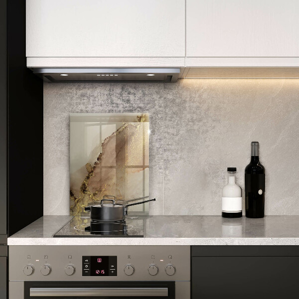 Deska kuchenna szklana Abstrakcja złoto