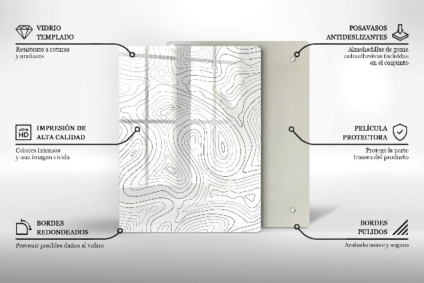 Deska kuchenna szklana Stare korki wina