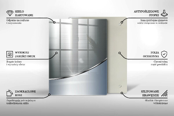 Deska kuchenna szklana Nowoczesne jasne deski