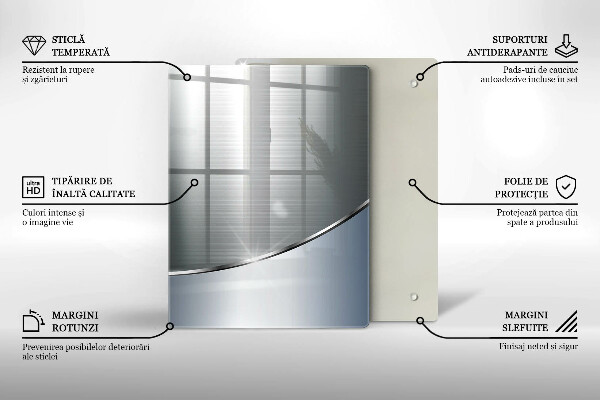 Deska kuchenna szklana Nowoczesne jasne deski