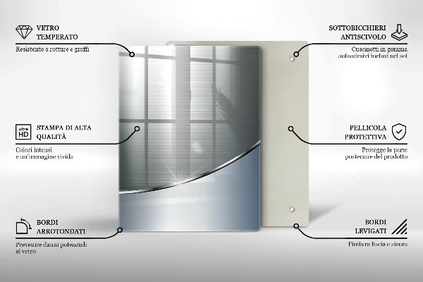 Deska kuchenna szklana Nowoczesne jasne deski