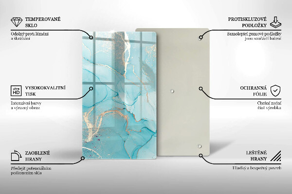 Deska kuchenna szklana Abstrakcja kamień