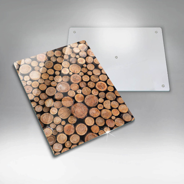 Deska kuchenna szklana Pnie drzew