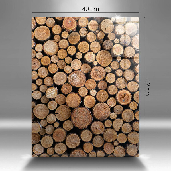 Deska kuchenna szklana Pnie drzew